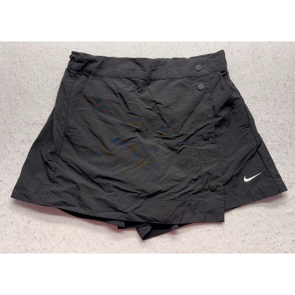 Nike Sportswear Essential Woven Skort Black Women's Sz Small NWT HM6979-010 Wrap